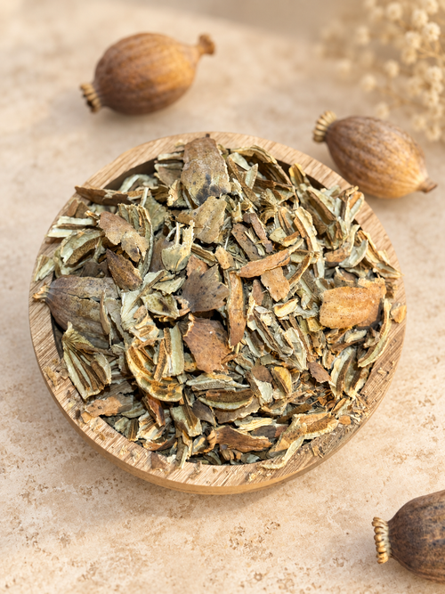 British Crushed Dried Poppy Heads XXL (without Seed and Stems Pods)